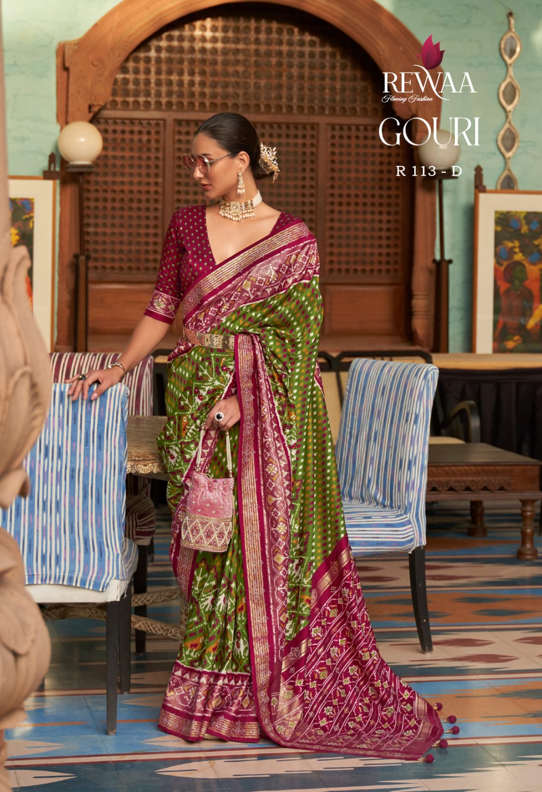 Rewaa Gouri Silk Heavy Wedding Wear New Designer Saree Collection